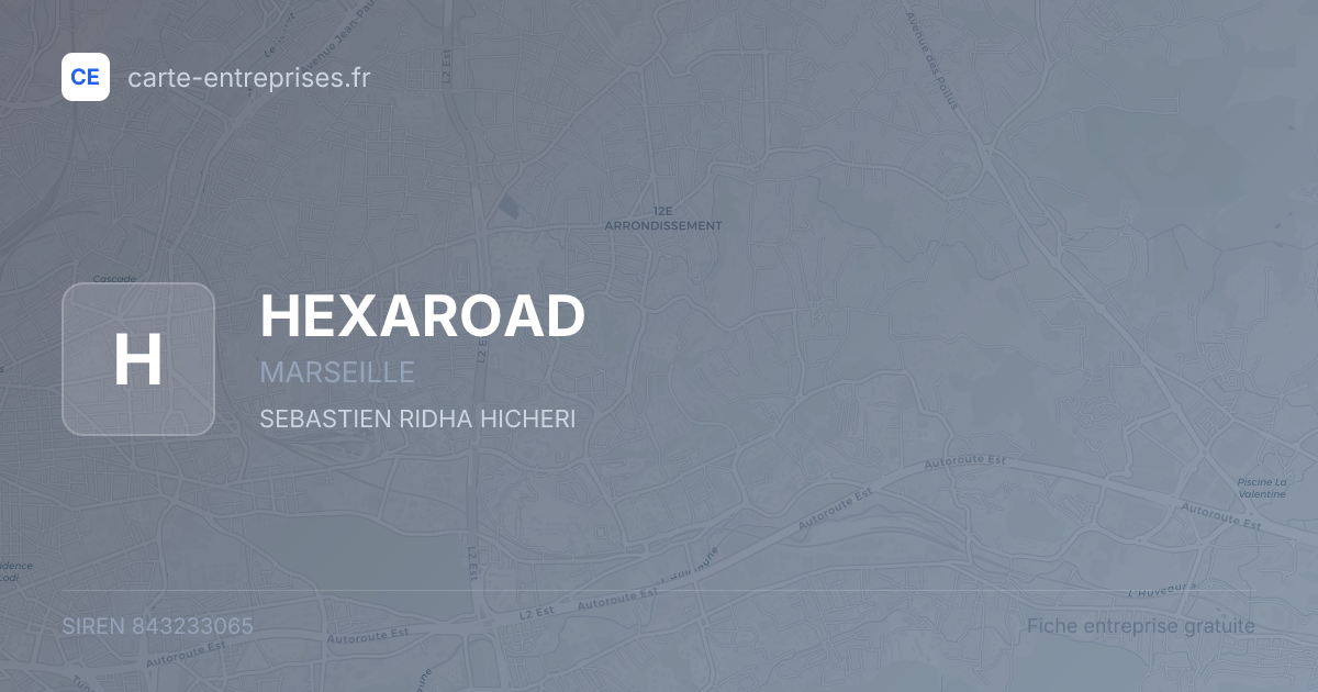 HEXAROAD — 843233065 — fiche entreprise