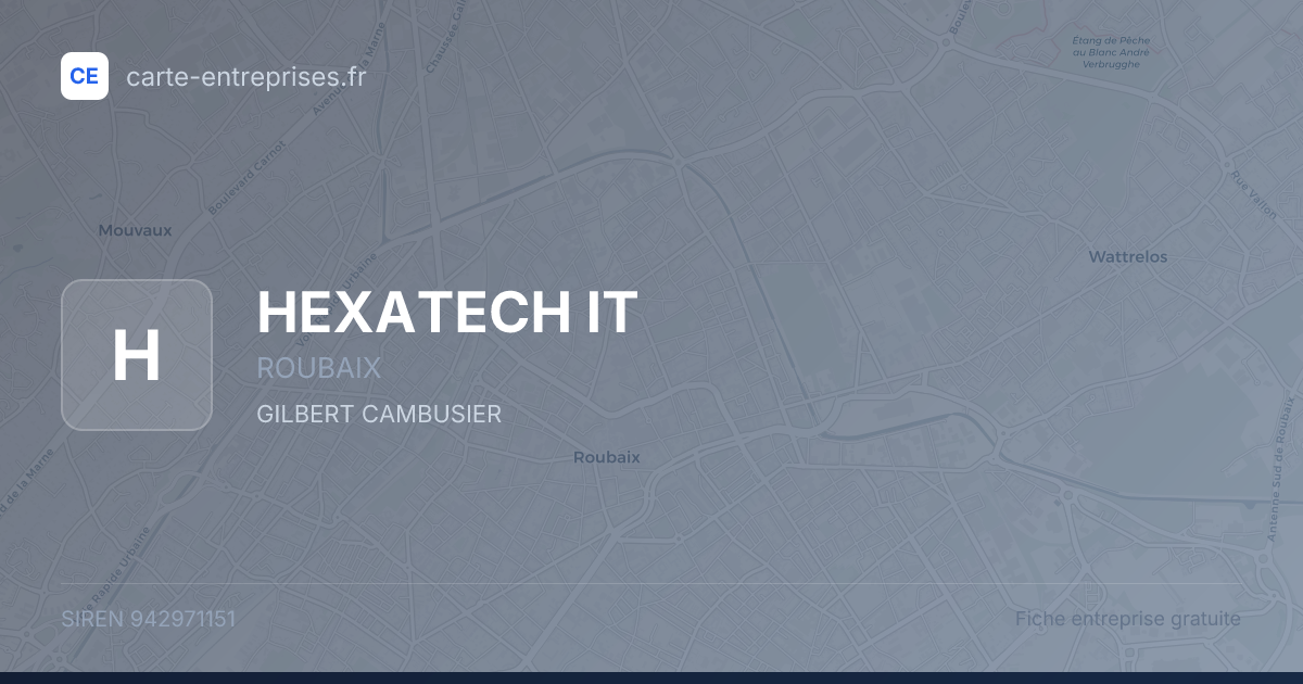 HEXATECH IT — 942971151 — fiche entreprise