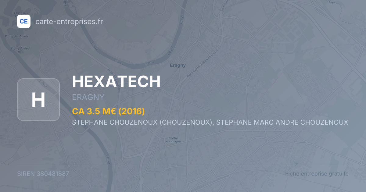 HEXATECH — 380481887 — fiche entreprise