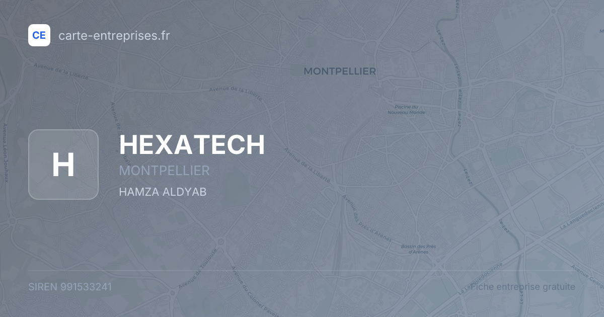 HEXATECH — 991533241 — fiche entreprise