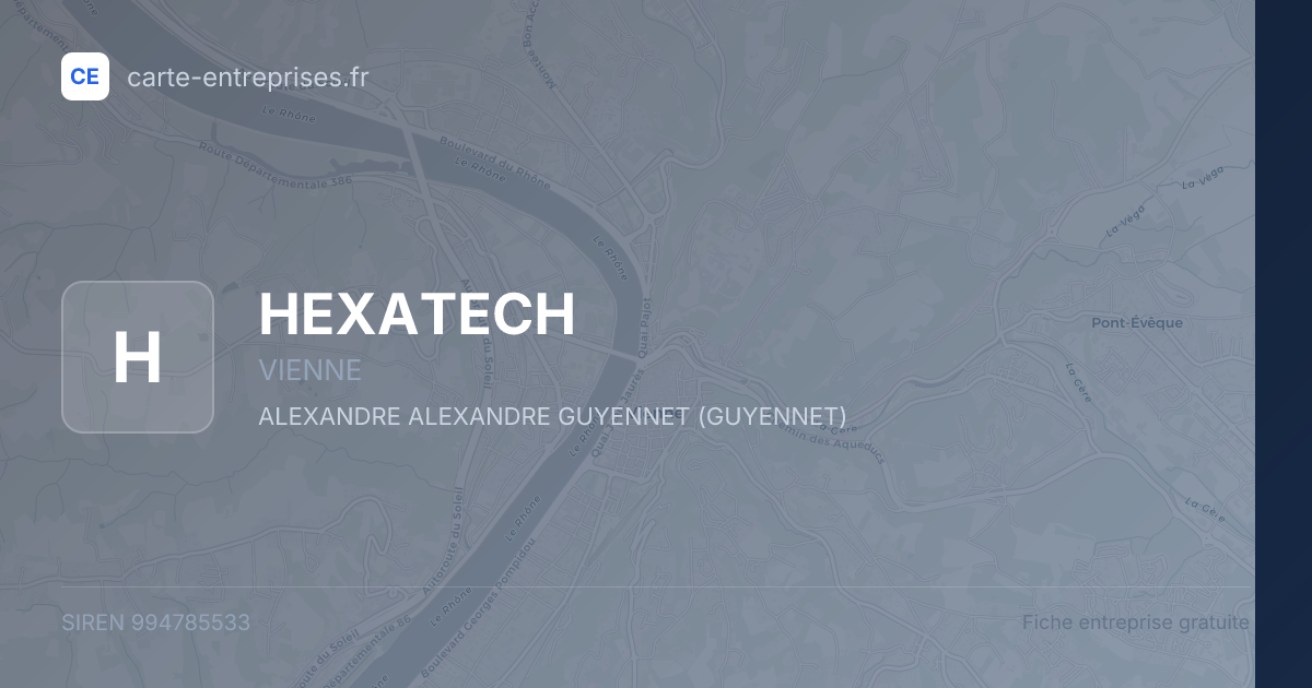 HEXATECH — 994785533 — fiche entreprise