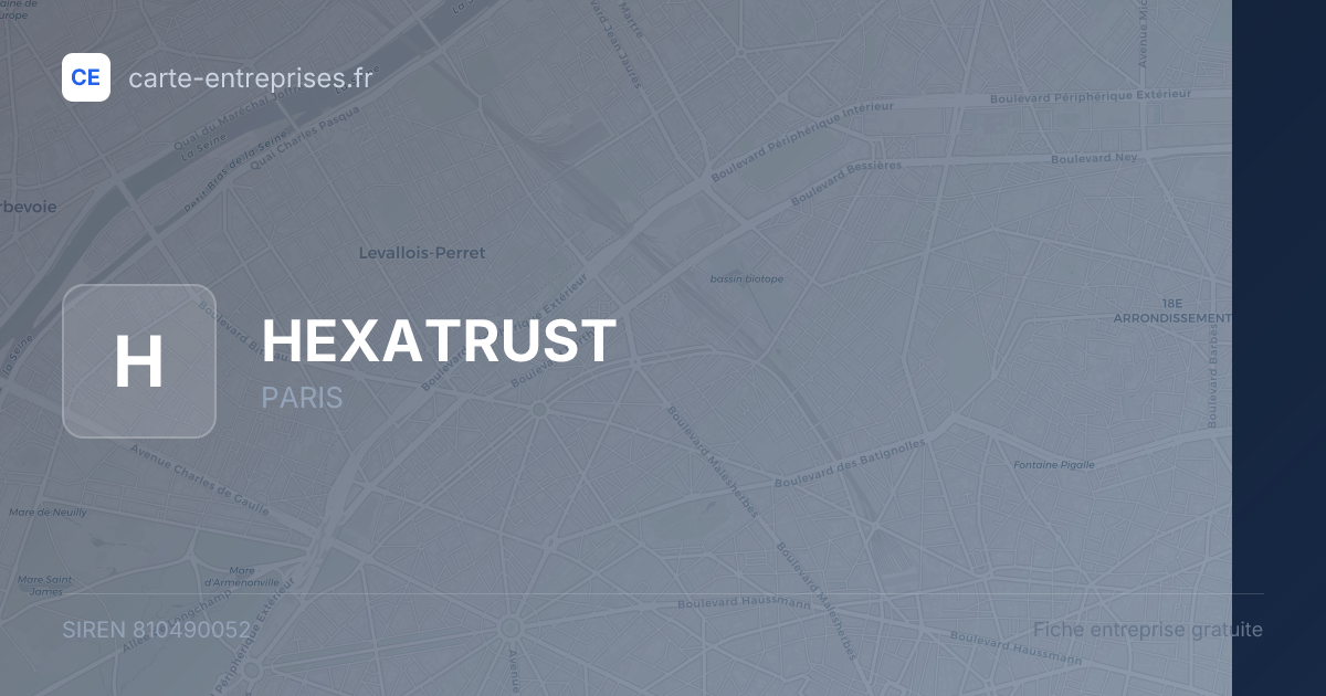 HEXATRUST — 810490052 — fiche entreprise