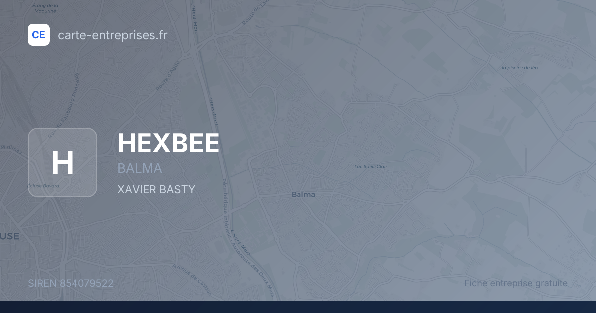 HEXBEE — 854079522 — fiche entreprise