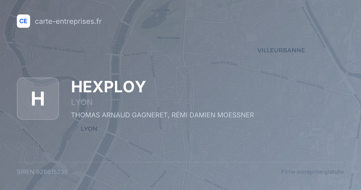 HEXPLOY — 928615236 — fiche entreprise