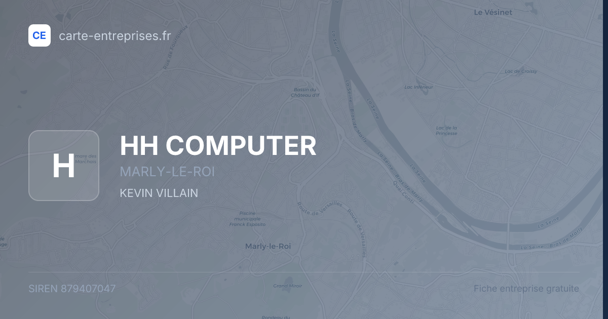 HH COMPUTER — 879407047 — fiche entreprise