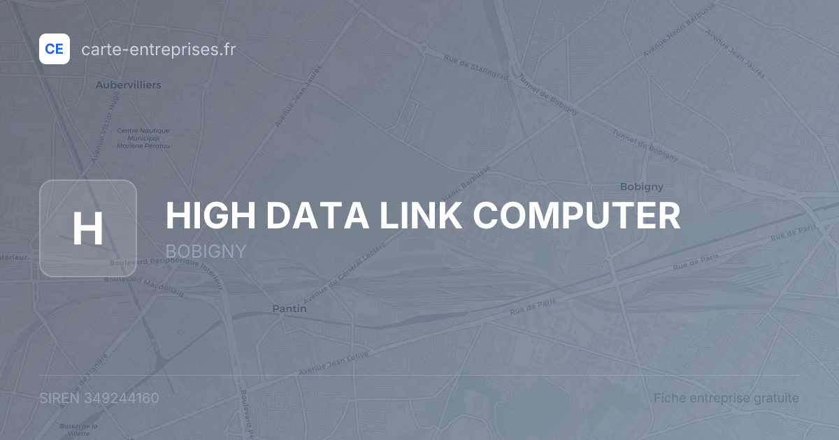 HIGH DATA LINK COMPUTER — 349244160 — fiche entreprise