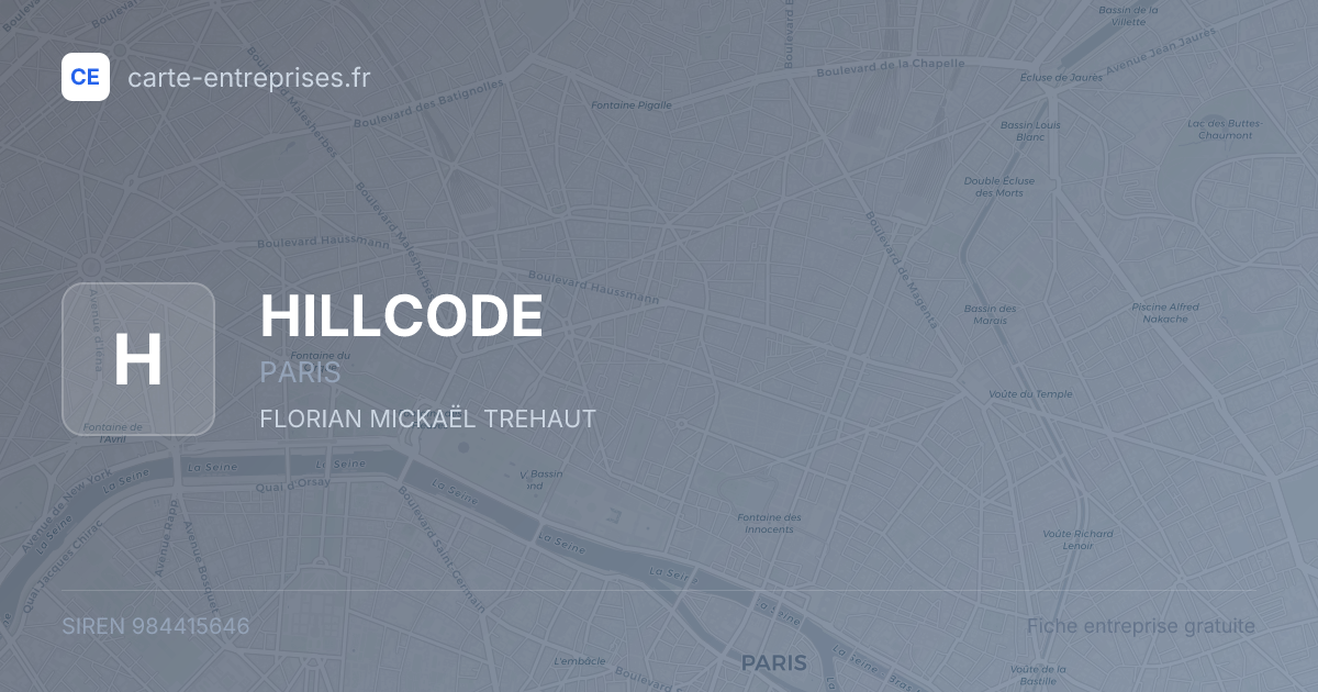 HILLCODE — 984415646 — fiche entreprise