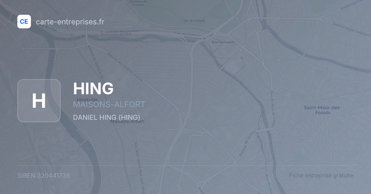 HING — 320441736 — fiche entreprise