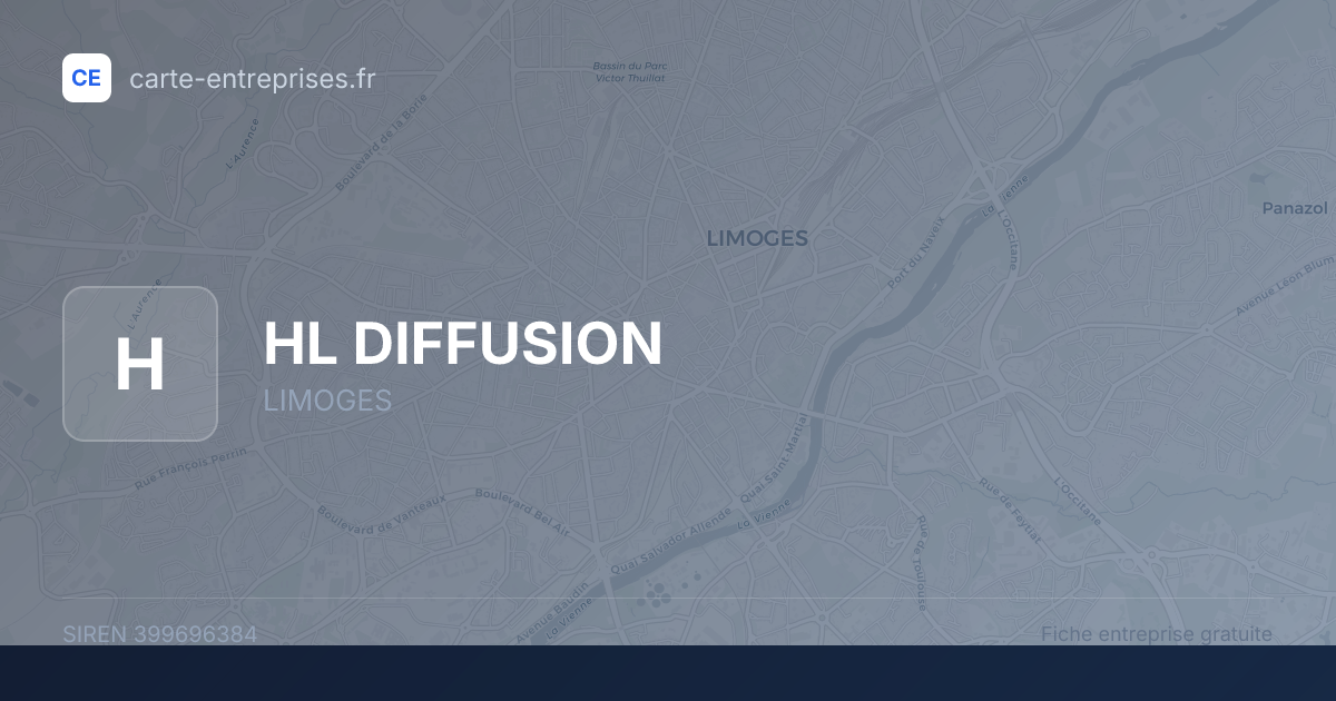 HL DIFFUSION — 399696384 — fiche entreprise