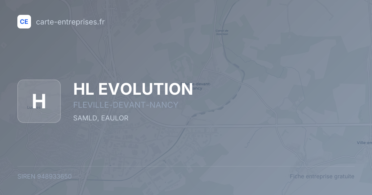 HL EVOLUTION — 948933650 — fiche entreprise
