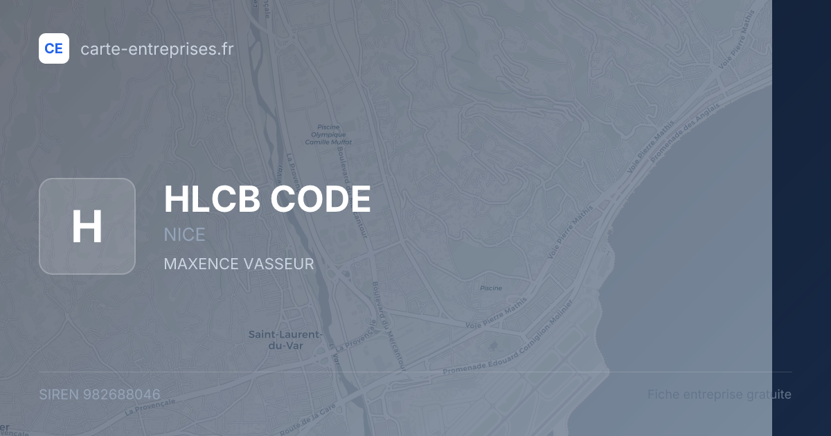 HLCB CODE — 982688046 — fiche entreprise