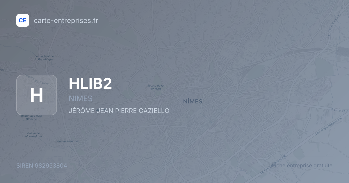 HLIB2 — 982953804 — fiche entreprise