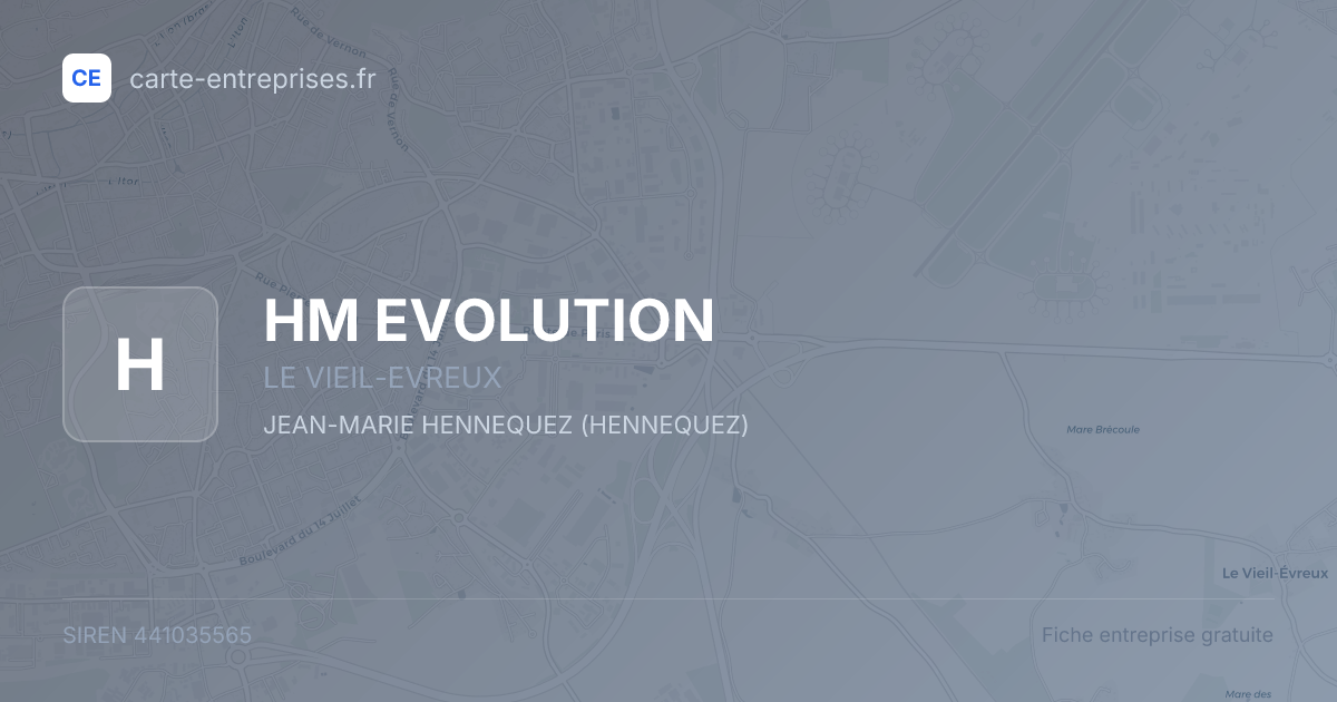HM EVOLUTION — 441035565 — fiche entreprise