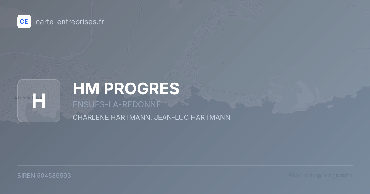 HM PROGRES — 504585993 — fiche entreprise