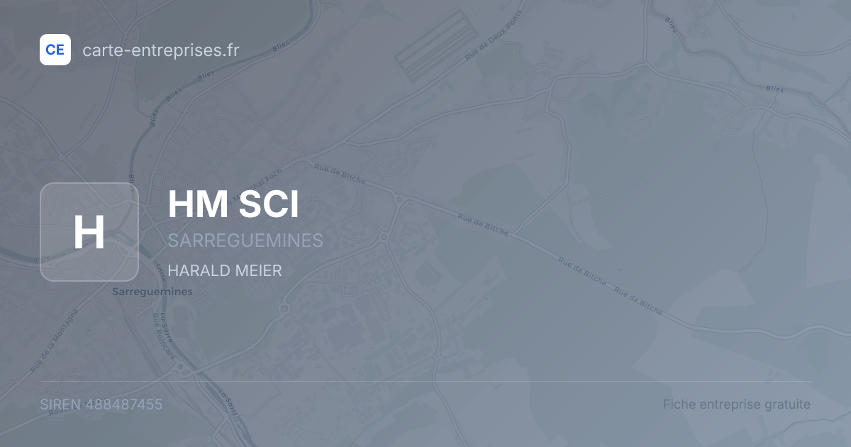 HM SCI — 488487455 — fiche entreprise