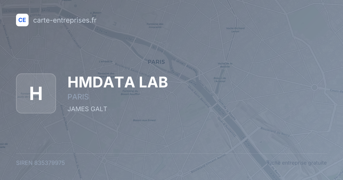 HMDATA LAB — 835379975 — fiche entreprise