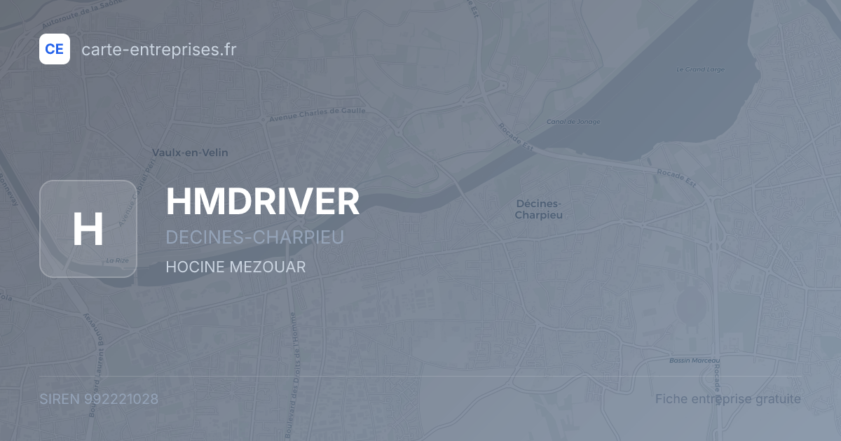 HMDRIVER — 992221028 — fiche entreprise