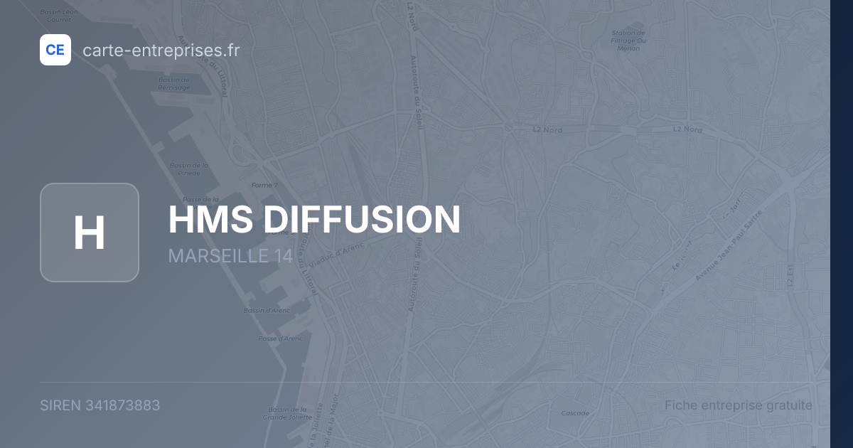 HMS DIFFUSION — 341873883 — fiche entreprise