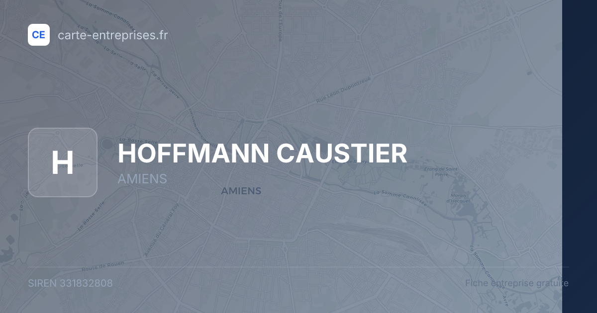 HOFFMANN CAUSTIER — 331832808 — fiche entreprise