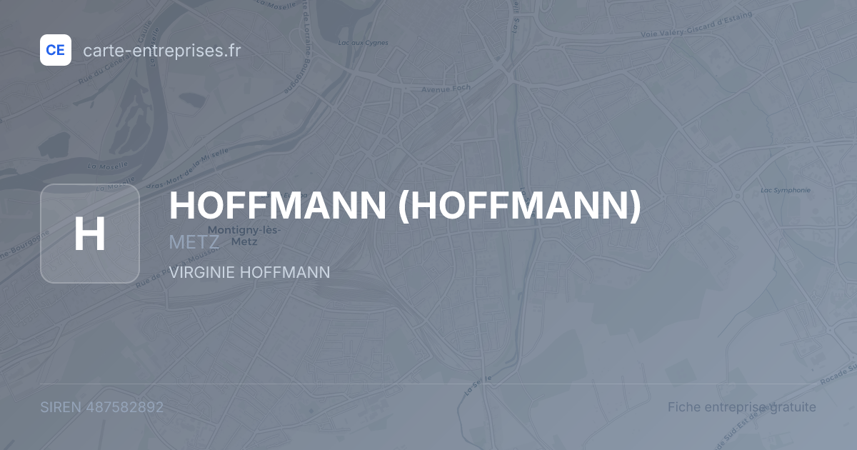 HOFFMANN — 487582892 — fiche entreprise
