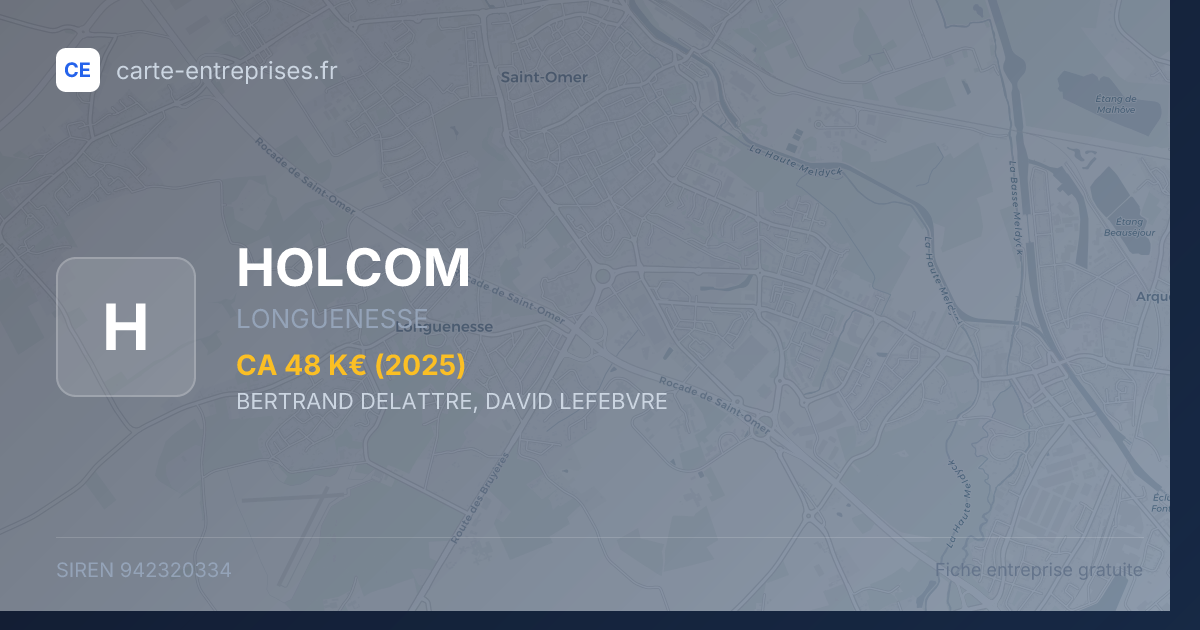 HOLCOM — 942320334 — fiche entreprise