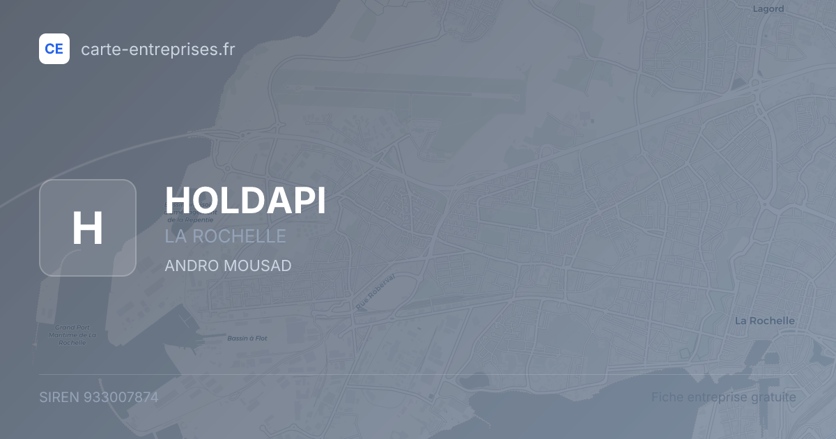 HOLDAPI — 933007874 — fiche entreprise