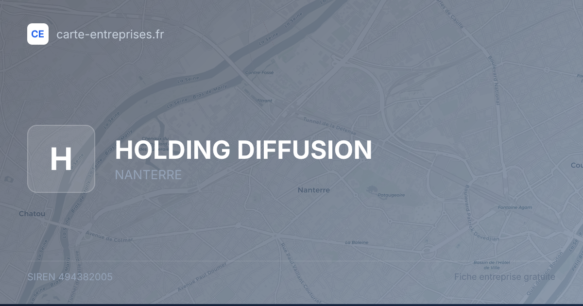 HOLDING DIFFUSION — 494382005 — fiche entreprise