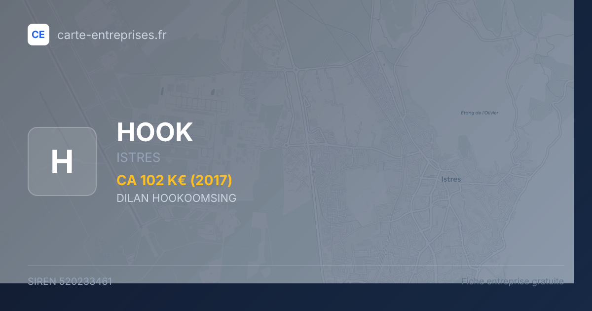 HOOK — 520233461 — fiche entreprise