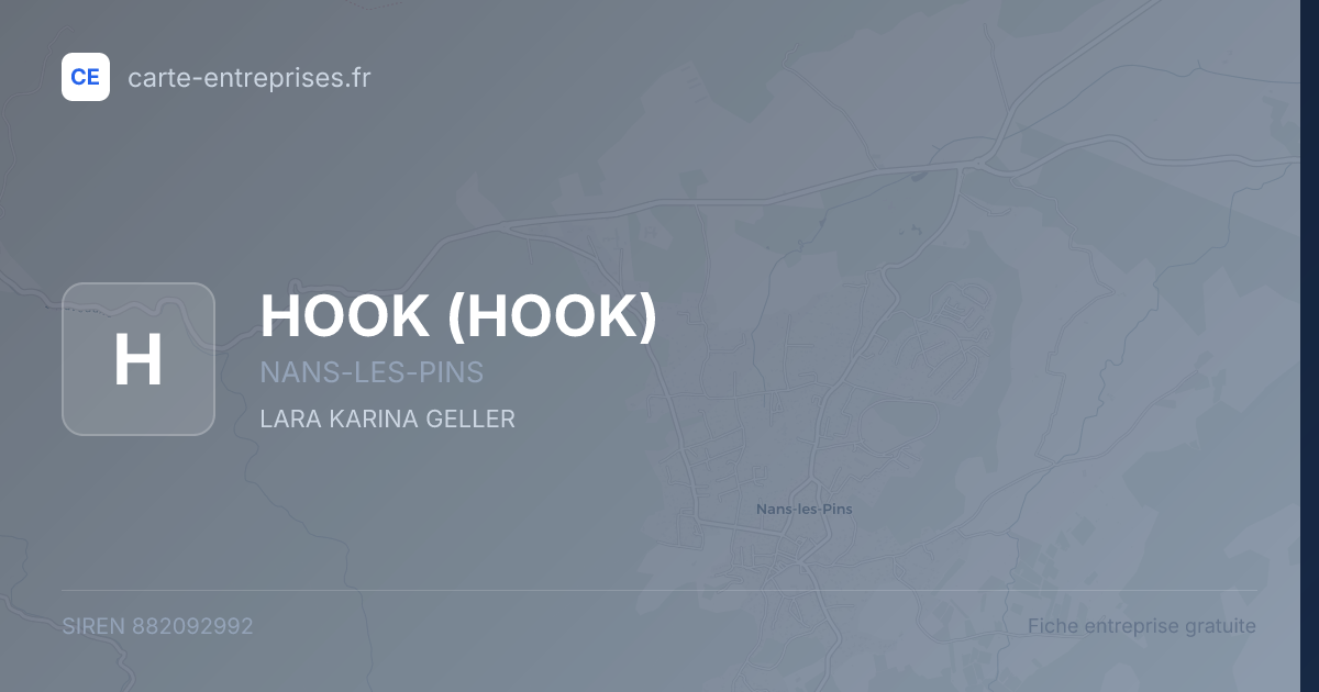 HOOK — 882092992 — fiche entreprise