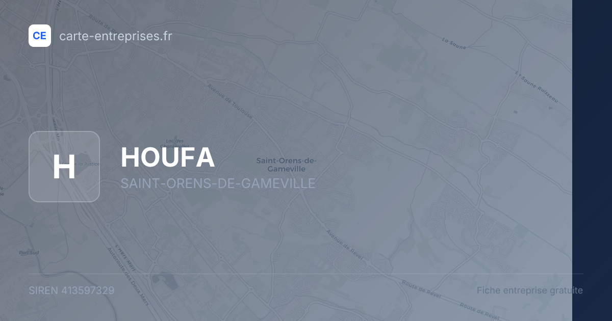 HOUFA — 413597329 — fiche entreprise