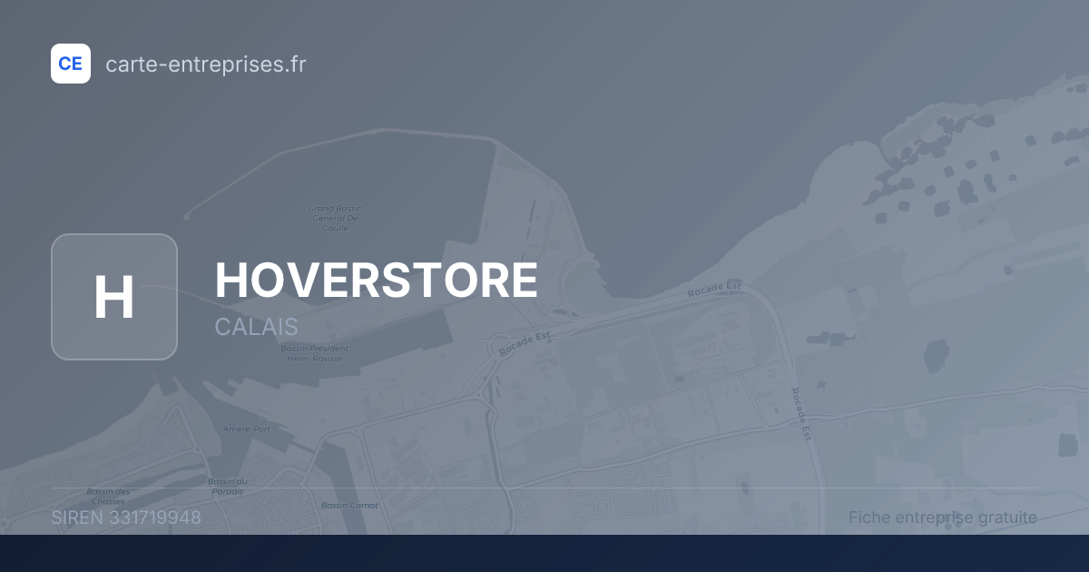 HOVERSTORE — 331719948 — fiche entreprise