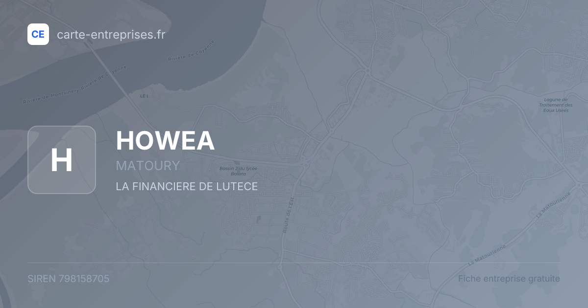 HOWEA — 798158705 — fiche entreprise