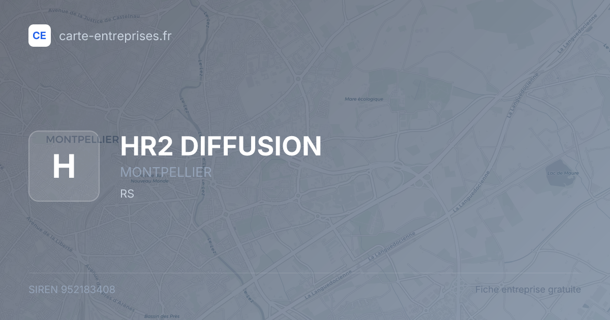 HR2 DIFFUSION — 952183408 — fiche entreprise
