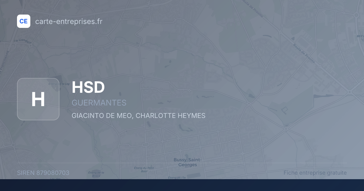 HSD — 879080703 — fiche entreprise