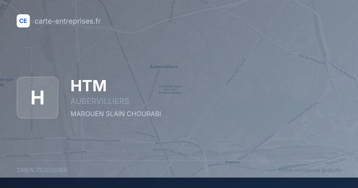 HTM — 752025189 — fiche entreprise