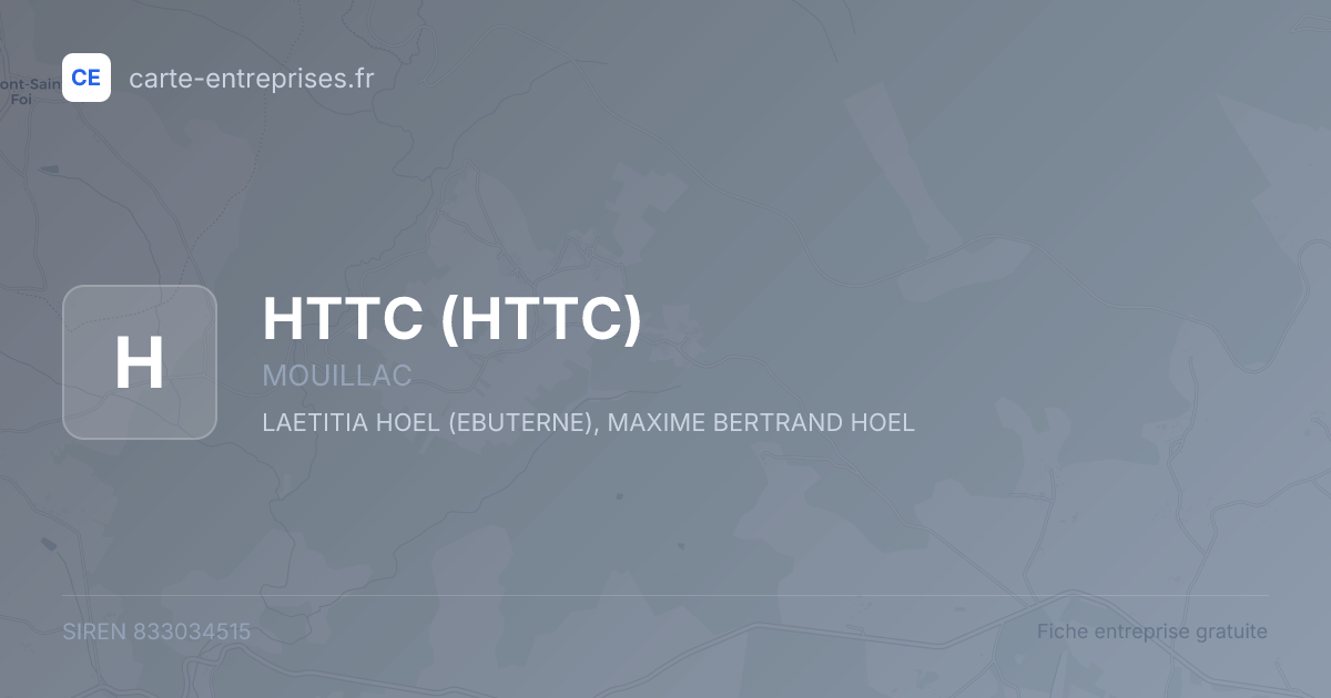 HTTC — 833034515 — fiche entreprise