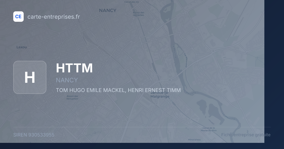 HTTM — 930533955 — fiche entreprise