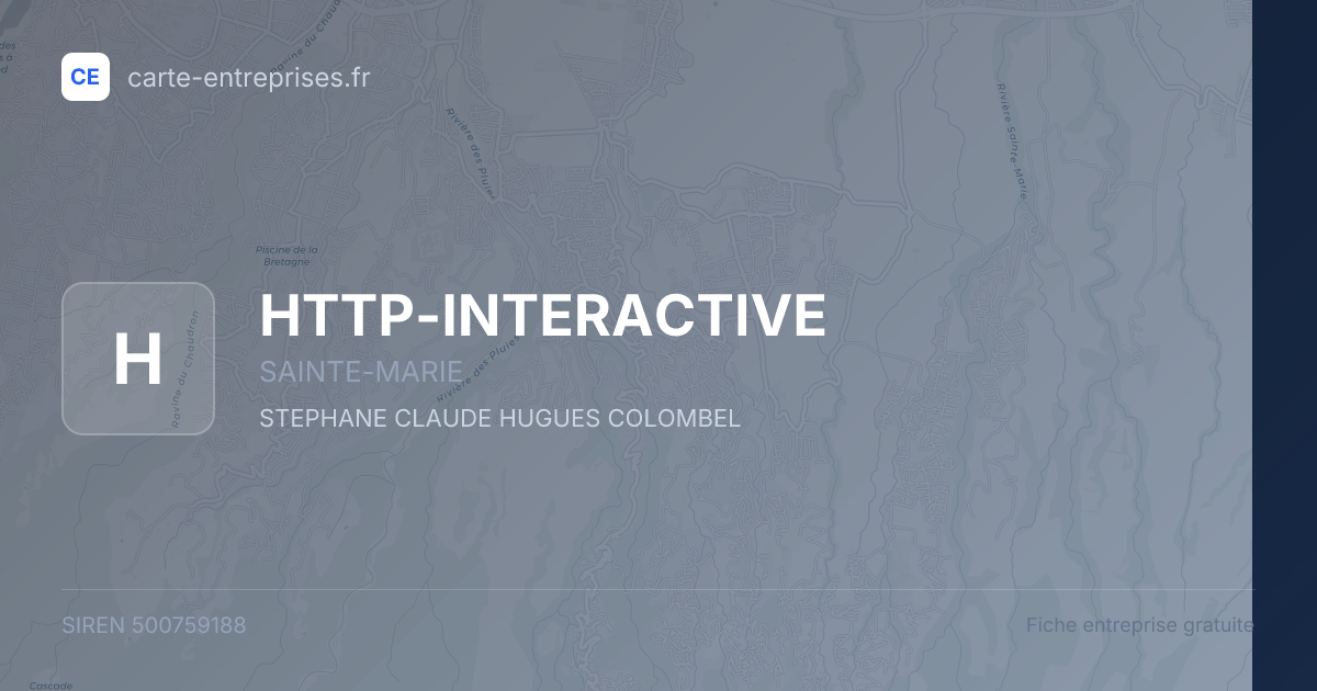 HTTP-INTERACTIVE — 500759188 — fiche entreprise