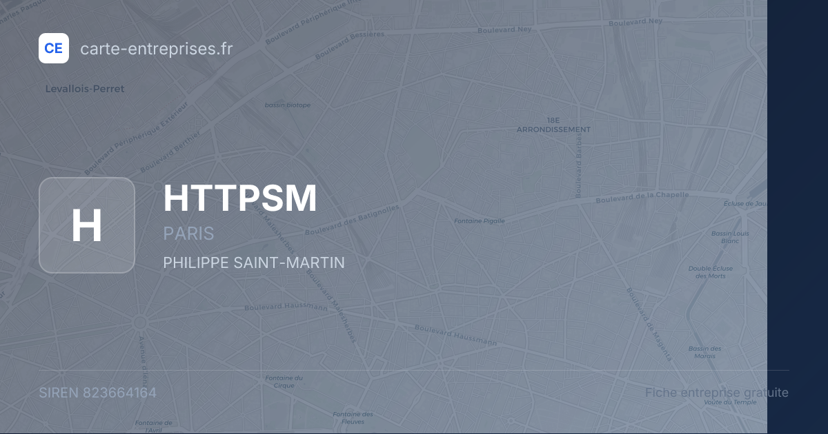 HTTPSM — 823664164 — fiche entreprise