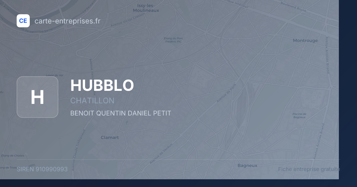 HUBBLO — 910990993 — fiche entreprise