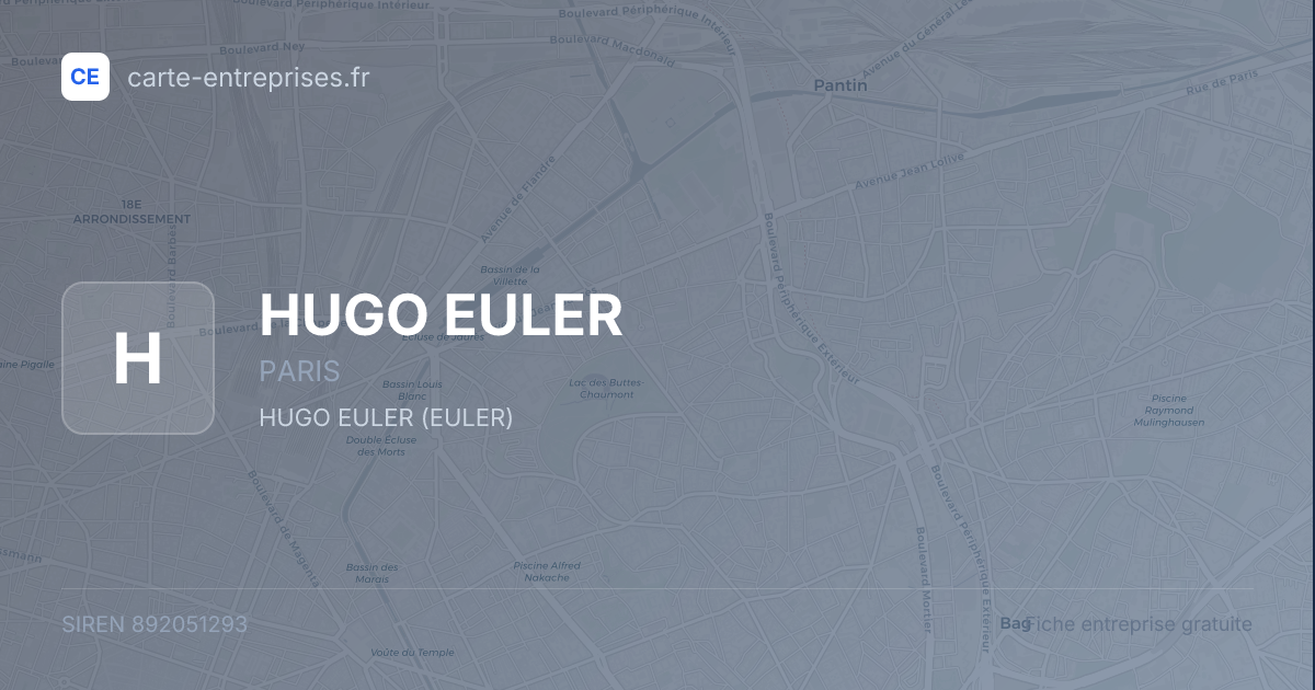 HUGO EULER — 892051293 — fiche entreprise