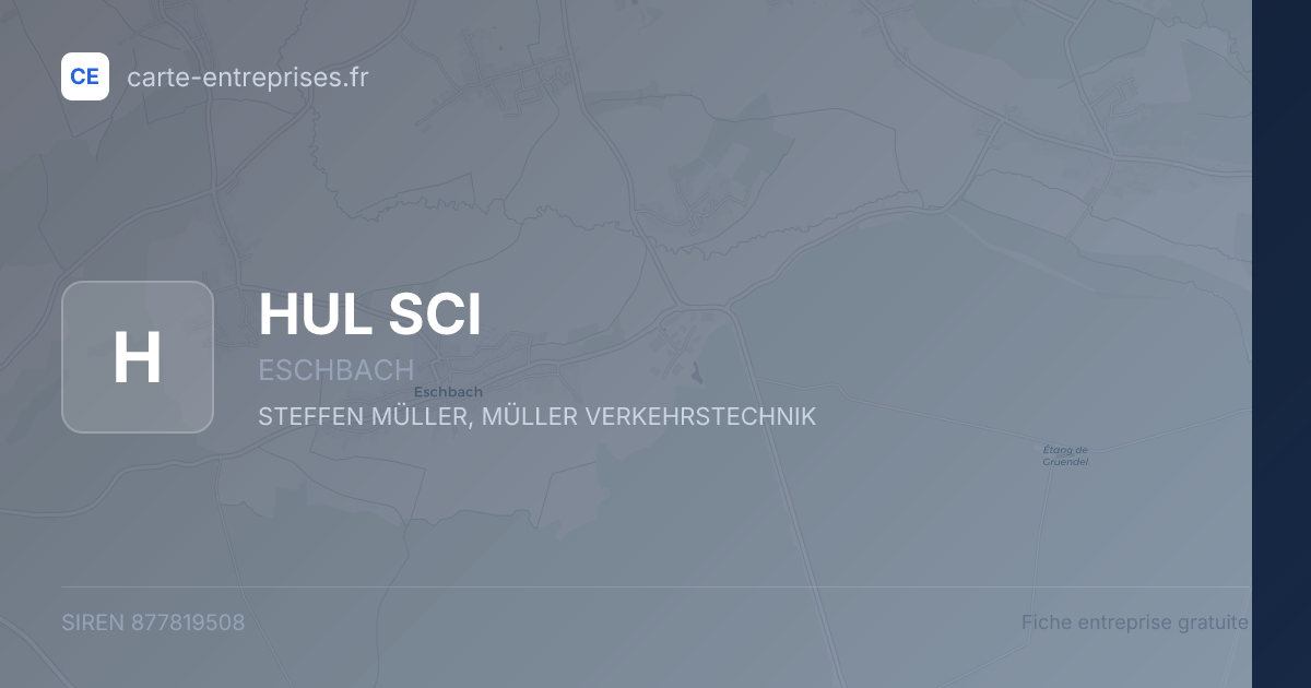 HUL SCI — 877819508 — fiche entreprise