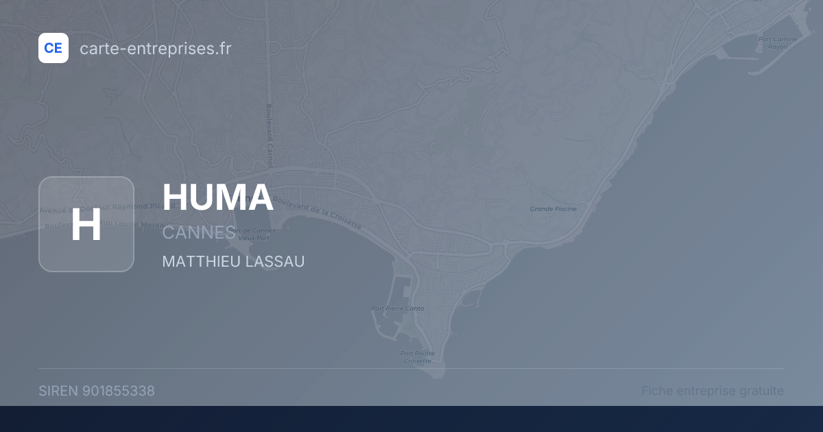 HUMA — 901855338 — fiche entreprise