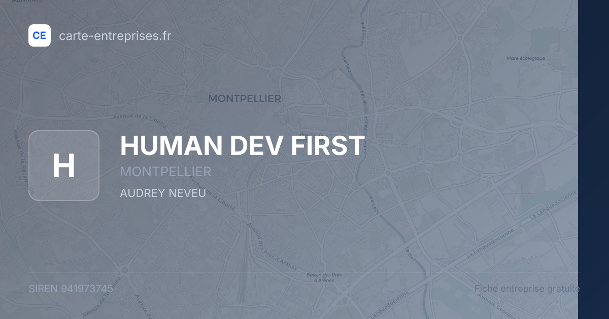 HUMAN DEV FIRST — 941973745 — fiche entreprise