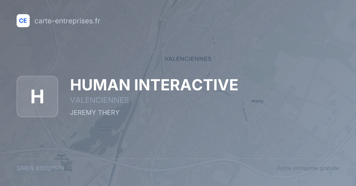 HUMAN INTERACTIVE — 810121574 — fiche entreprise
