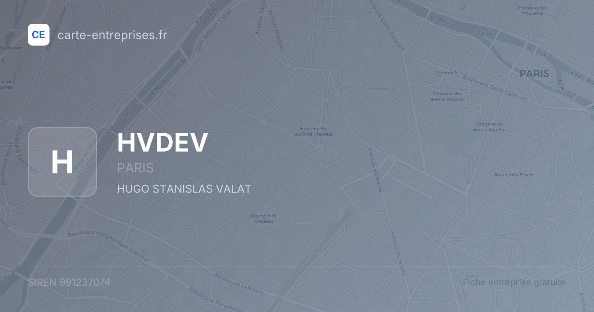 HVDEV — 991237074 — fiche entreprise