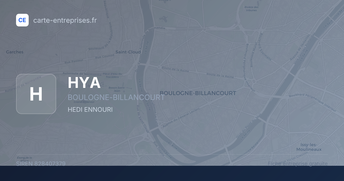 HYA — 828407379 — fiche entreprise