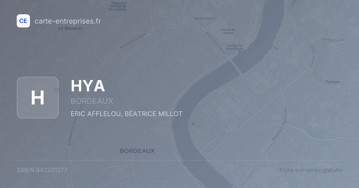 HYA — 942201377 — fiche entreprise