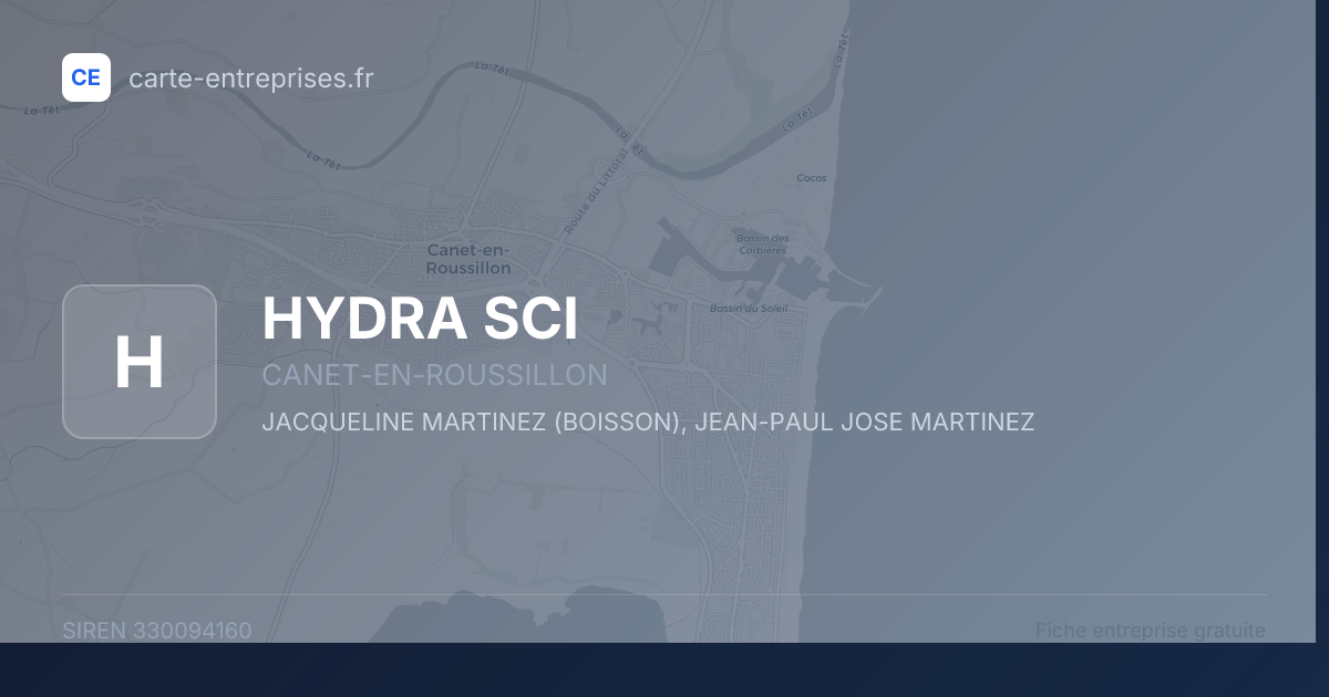 HYDRA SCI — 330094160 — fiche entreprise