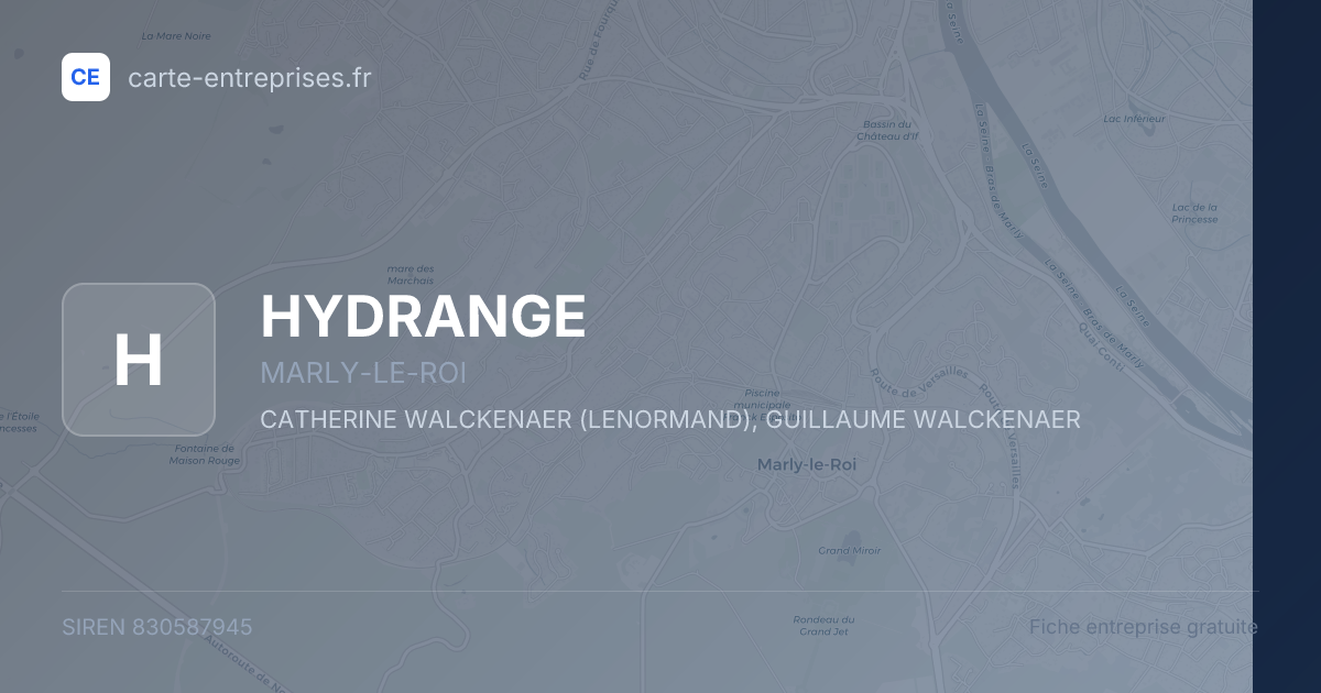 HYDRANGE — 830587945 — fiche entreprise